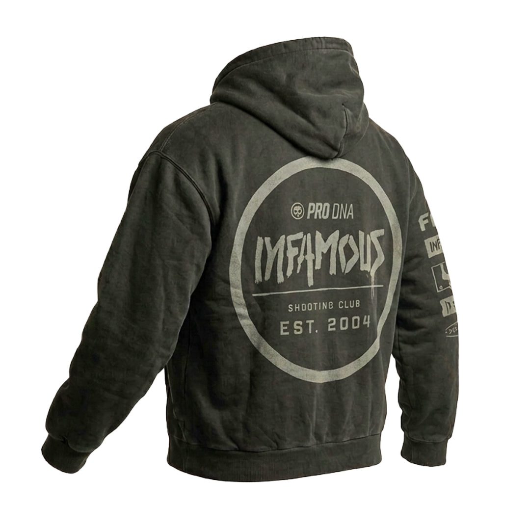HERITAGE ZIP HOODIE - SAGE GREY WASH