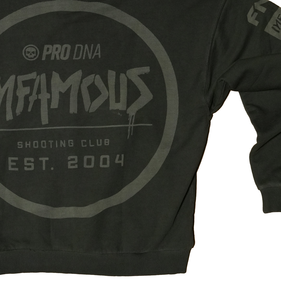 HERITAGE ZIP HOODIE - SAGE GREY WASH