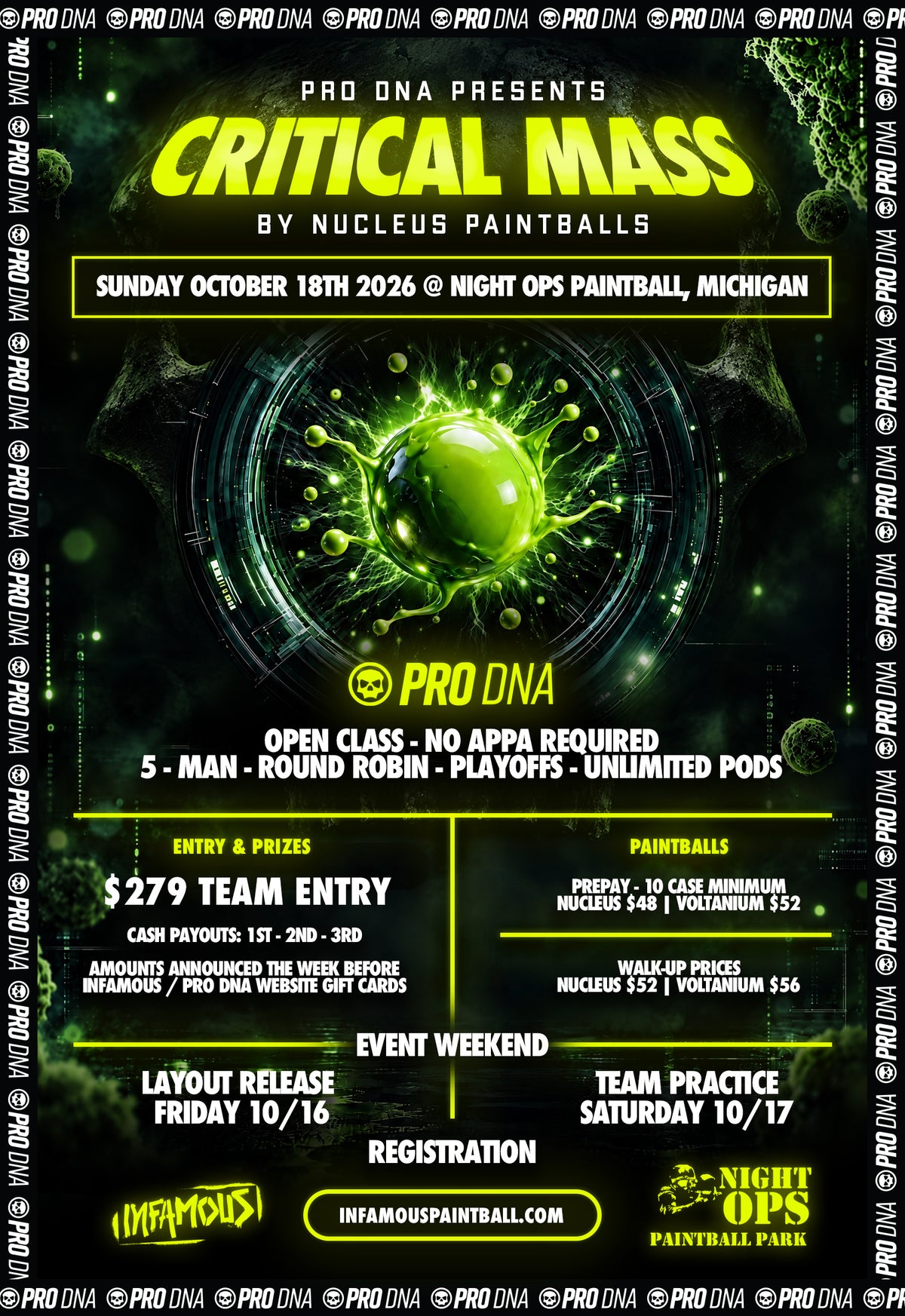 Critical Mass 5-Man Open - Team Entry Fee