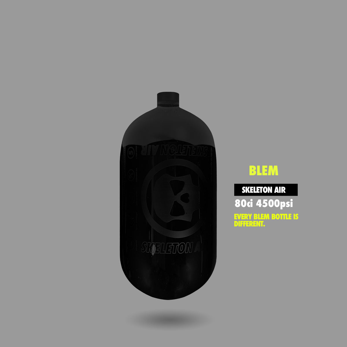 SKELETON AIR TANK 80CI (BLEM)