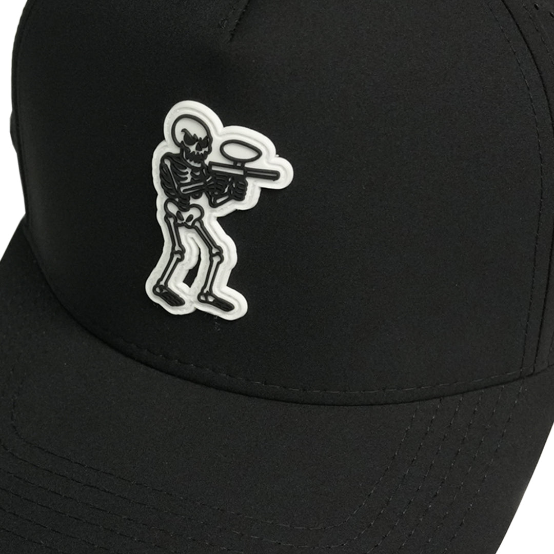 Bones Baller Weatherproof Snapback Hat - Black