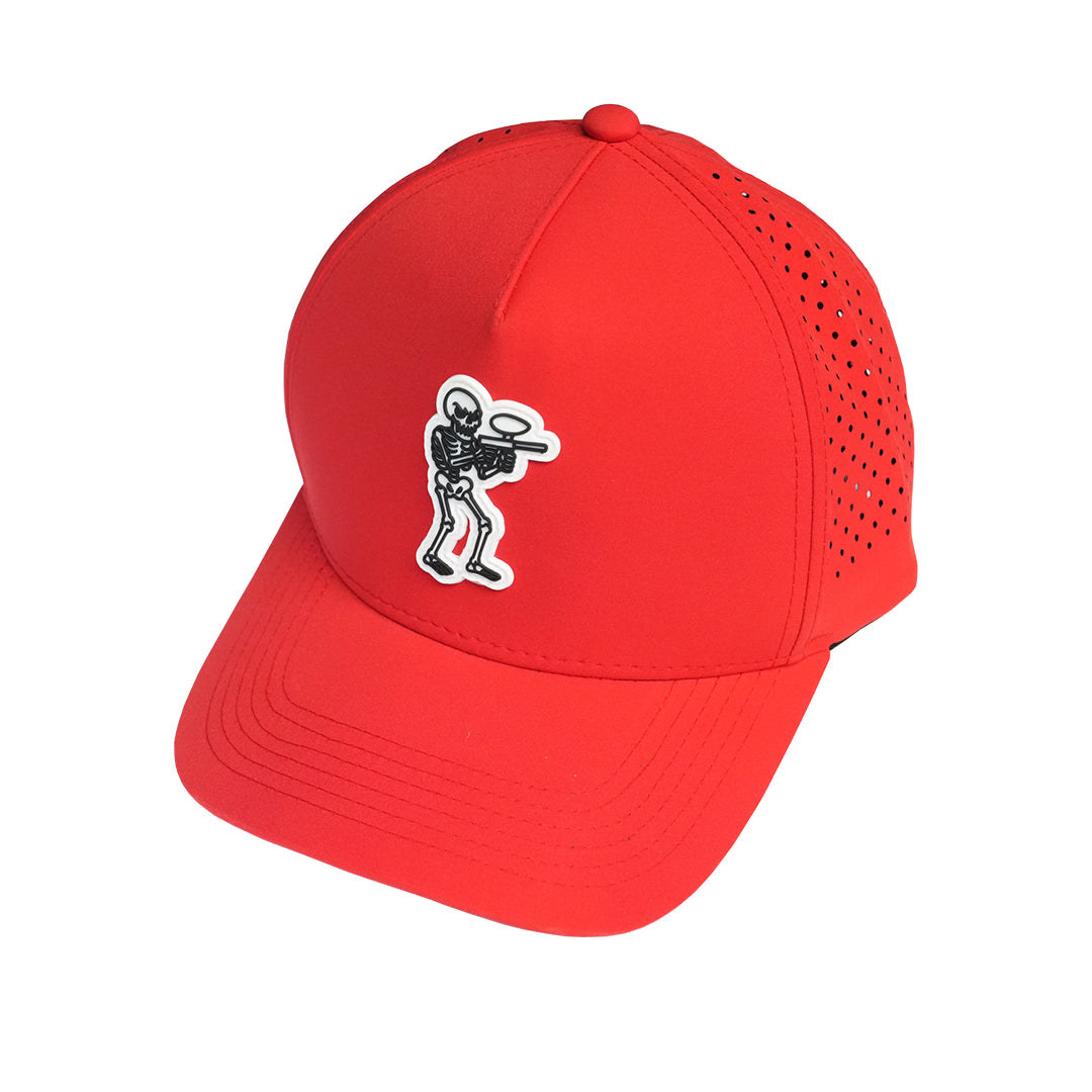 Bones Baller Weatherproof Snapback Hat - Red