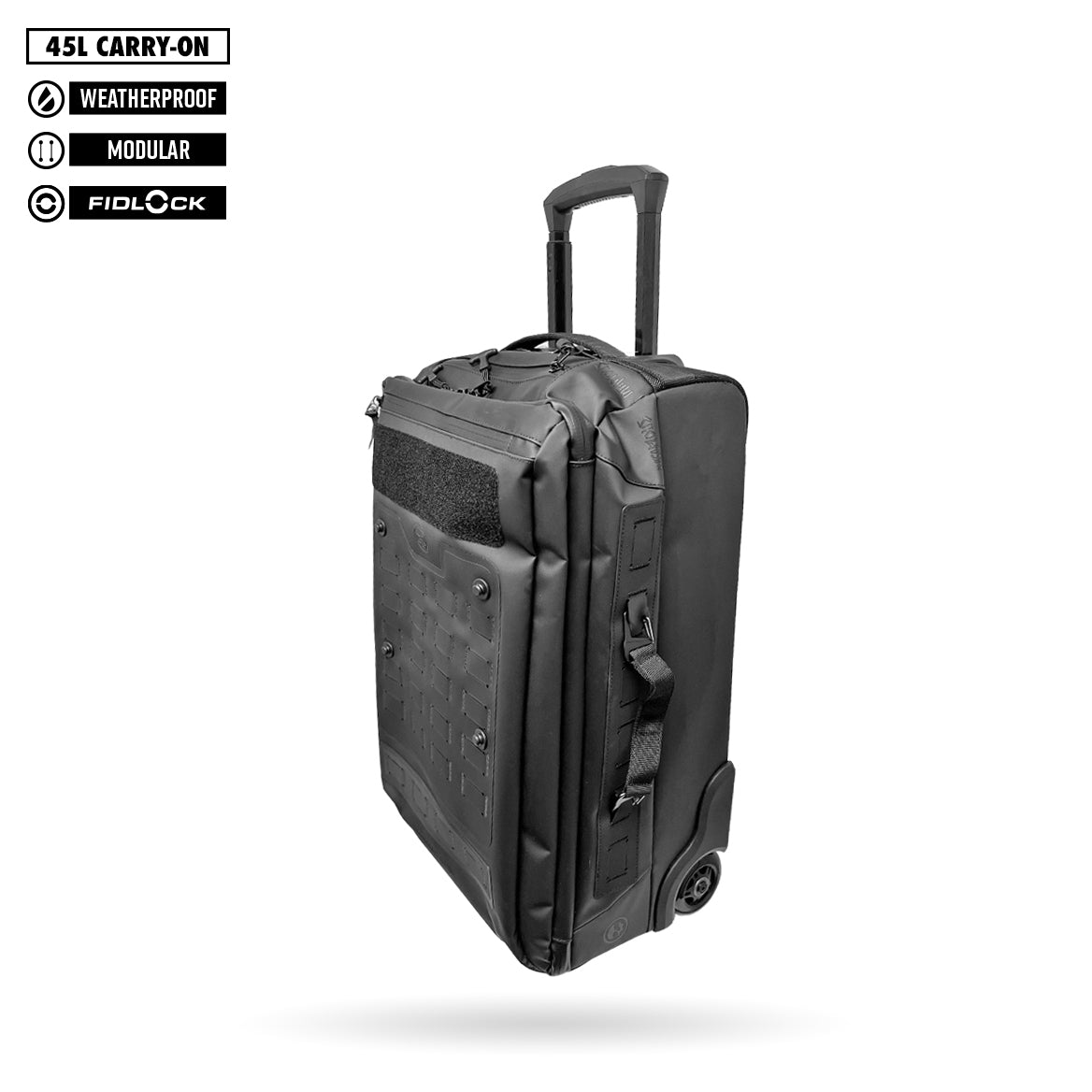 FNDN® MODULAR WEATHERPROOF 22&quot; ROLLING CARRY-ON GEARBAG - 45L
