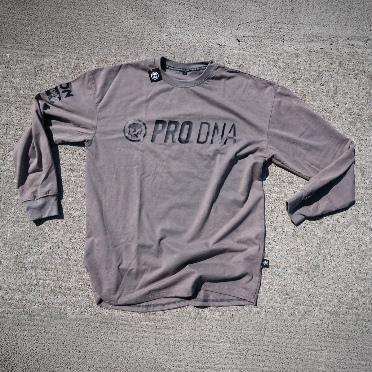 STONE WASHED LONG SLEEVE SHIRT - STONE