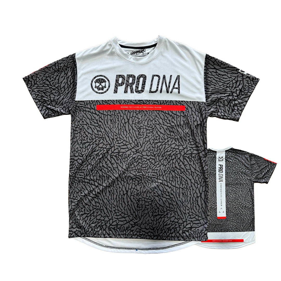 DryFit Tech T-Shirt - Pro DNA Elephant Print (White)