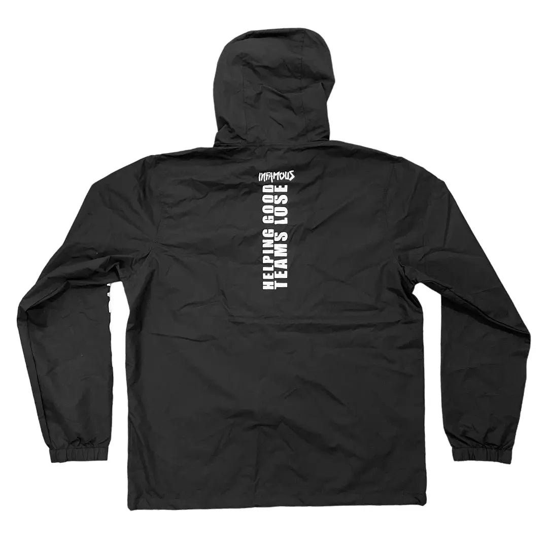 Anorak Rain Jacket - Black Pro DNA Infamous Paintball