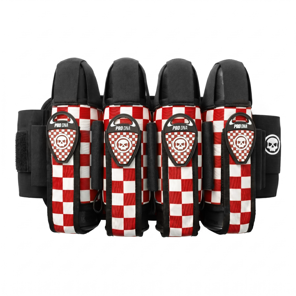 PRO DNA™ LOCKDOWN HARNESS - CHECKERED RED (4+7 PODS)