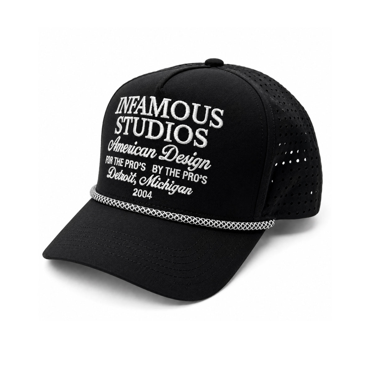 INFAMOUS™ Snapback Hat - Studios - Black
