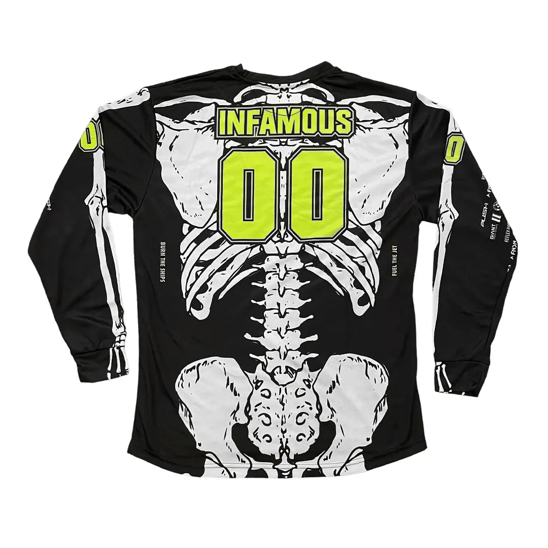 DryFit Long Sleeve - Skeleton Infamous Paintball