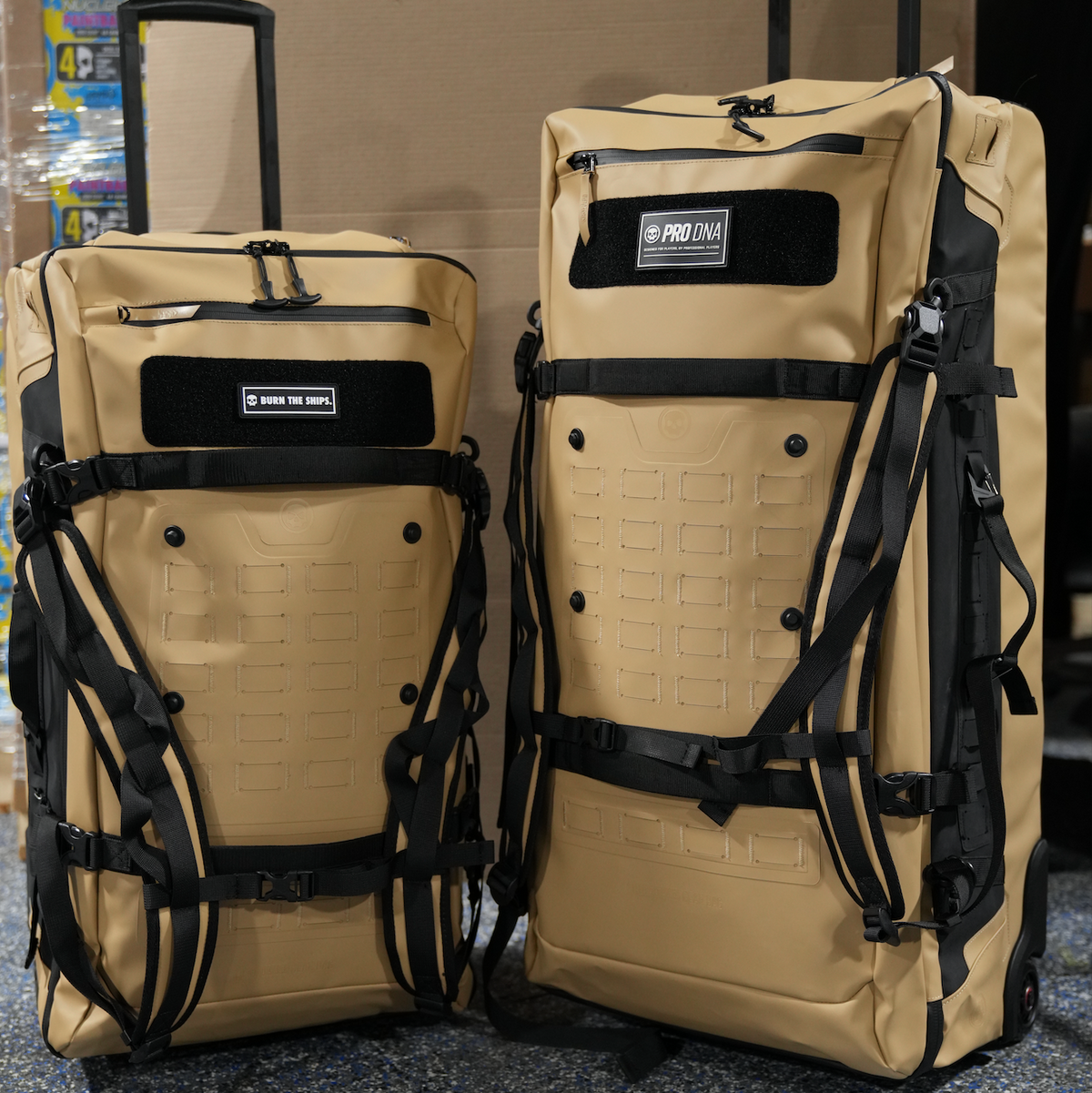 FNDN® MODULAR WEATHERPROOF ROLLING GEARBAG - 102L - SAND