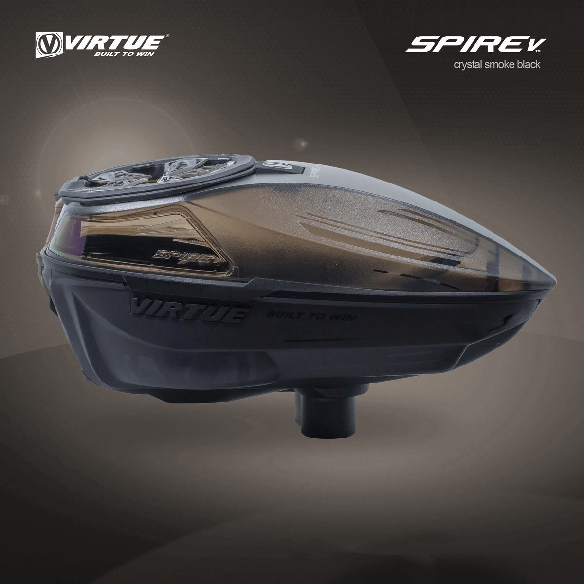 VIRTUE SPIRE 5 (V) LOADER - CRYSTAL SMOKE BLACK