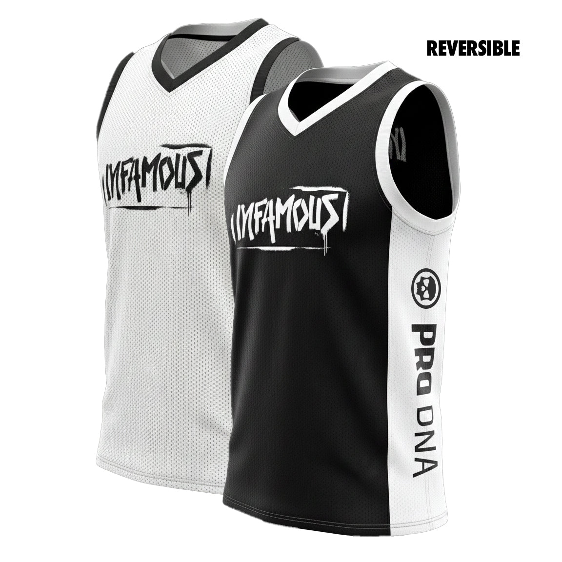 REVERSIBLE TANK TOP - INFAMOUS WHITE / BLACK