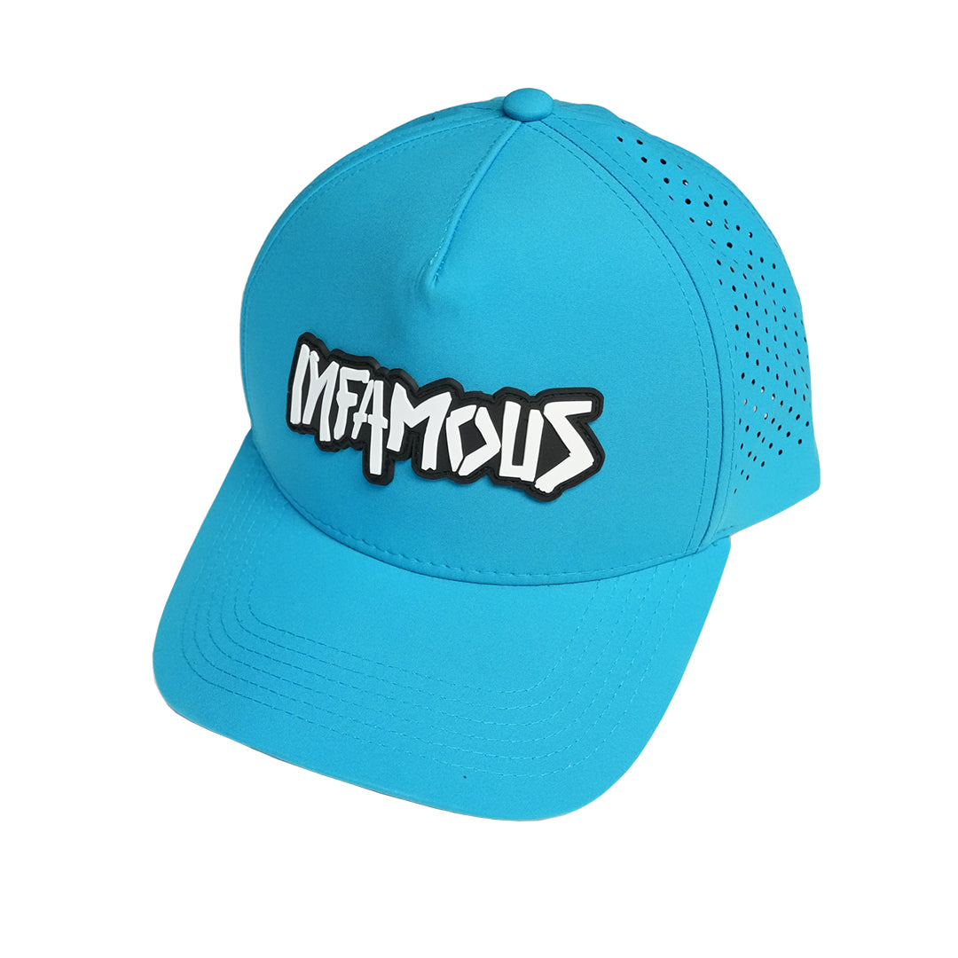 Infamous Weatherproof Snapback Hat - Cyan