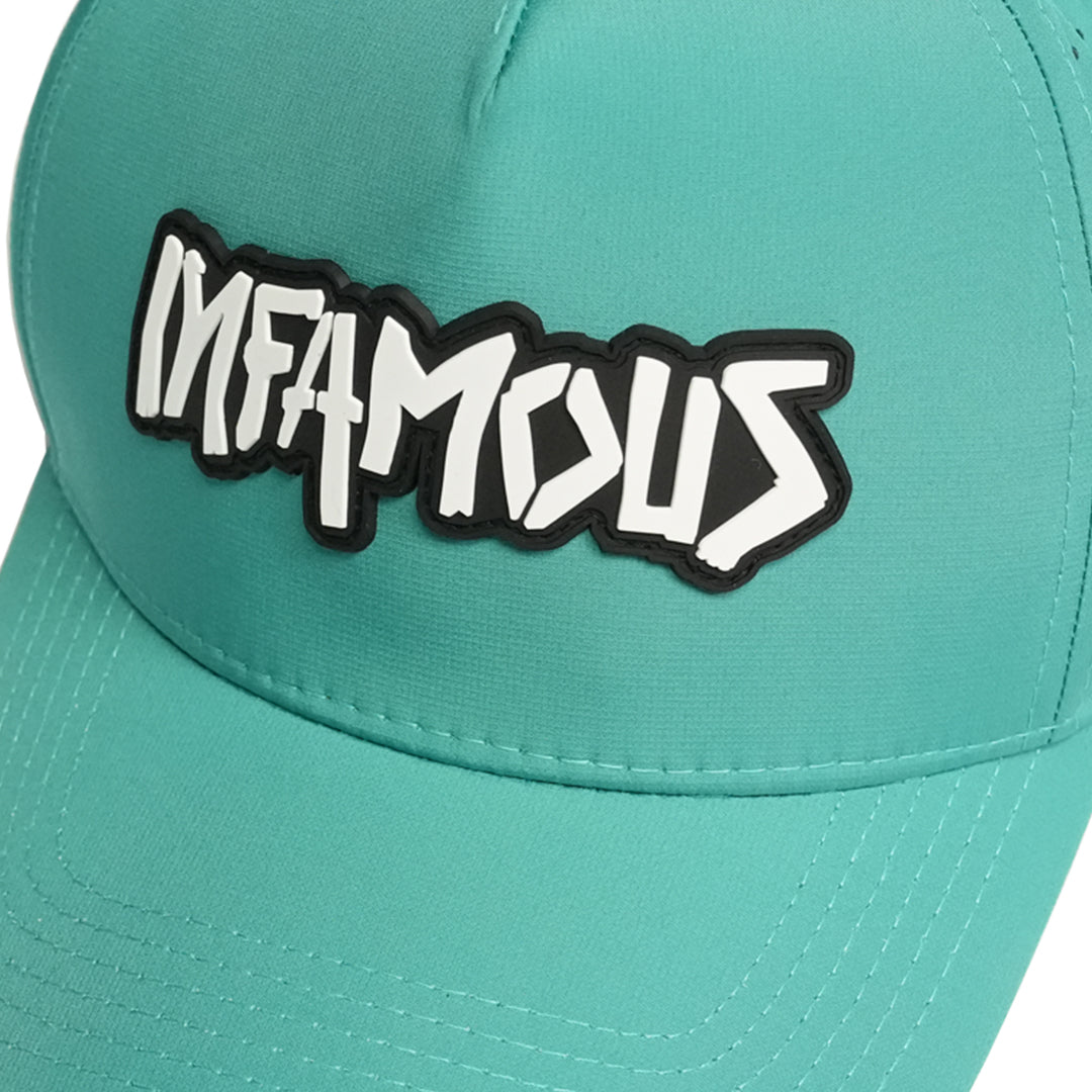 Infamous Weatherproof Snapback Hat - Tiffany