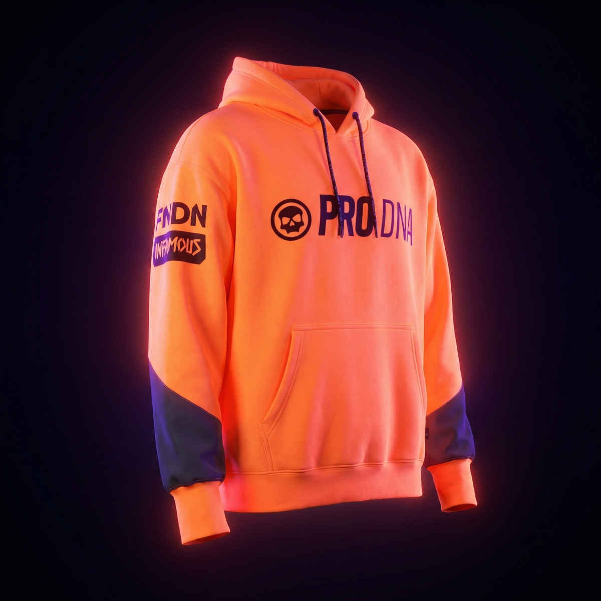 PRO DNA™ UV PLAYING HOODIE – GLOW SERIES