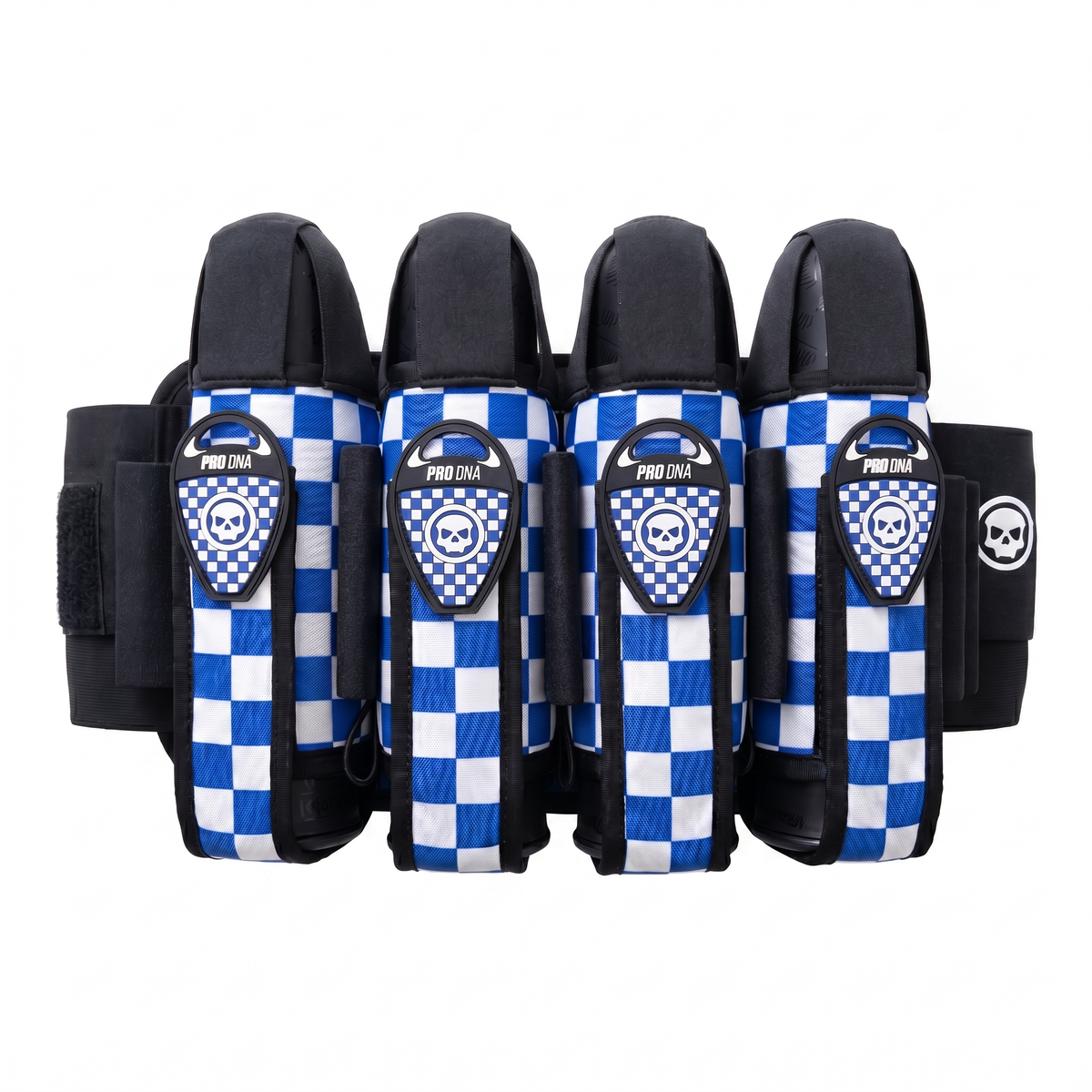 PRO DNA™ LOCKDOWN HARNESS - CHECKERED BLUE (4+7 PODS)