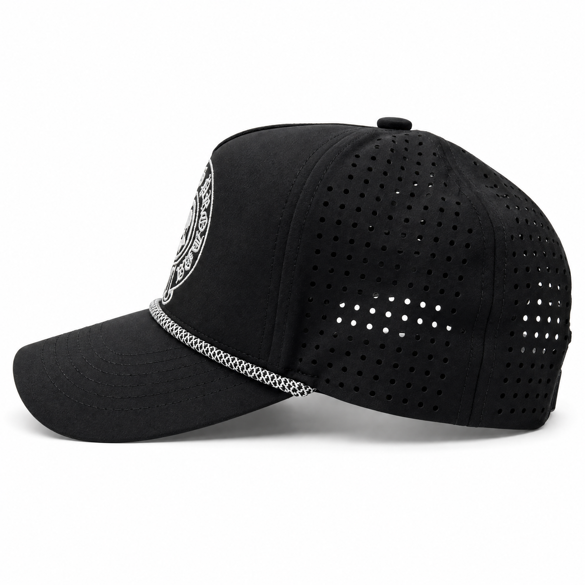INFAMOUS™ Snapback Hat - Skull Horseshoe - Black