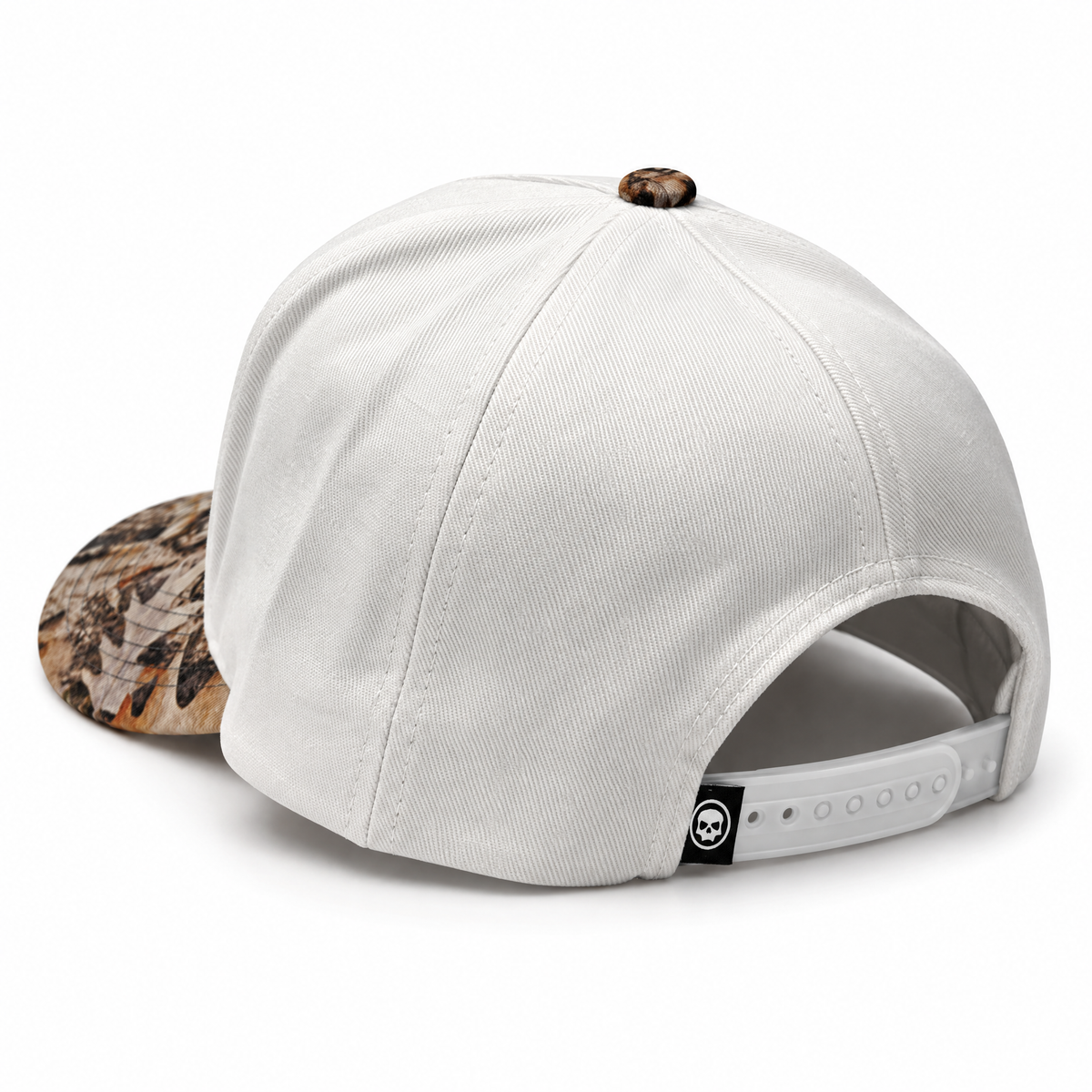 INFAMOUS™ Snapback Hat - Vineyards - White/Camo