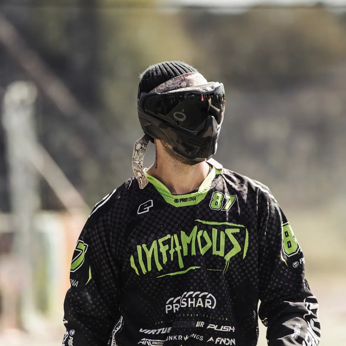 INFAMOUS PUSH UNITE GOGGLE- SMOKE SKULL Push Paintball